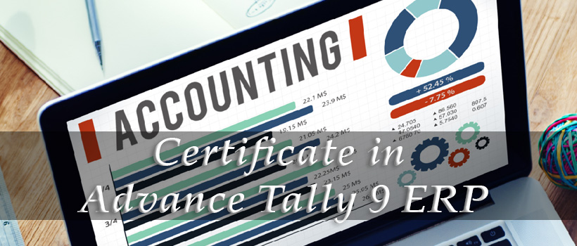Certificate in Advance Tally 9 ERP
